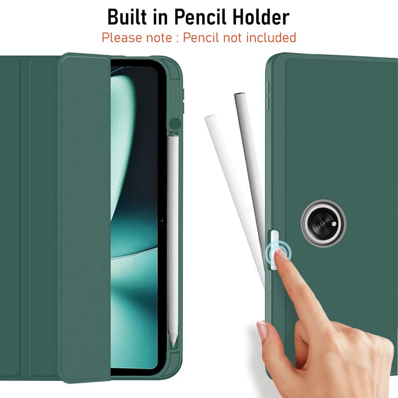 Robustrion Cover for OnePlus Pad Cover Case 11.61 inch Flip Stand Back Cover with Pencil Holder - Light Green Robustrion Cover for OnePlus Pad Cover Case 11.61 inch Flip Stand Back Cover with Pencil Holder - Light Green
