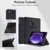Robustrion Cover for Realme Pad 2 Lite 11 inch Cover Case, Deer Flip Cover for Realme Pad 2 Lite 11 inch Tablet- Black