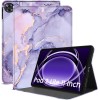 Robustrion Cover for Realme Pad 2 Lite 11 inch Cover Case, Folio Flip Cover for Realme Pad 2 Lite 11 inch Tablet- Marble Lilac