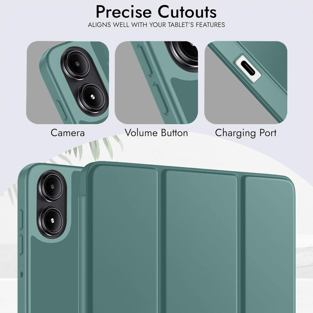 Robustrion Cover for Redmi Pad Pro 12.1 Cover Case, Flip Cover with Pencil Holder for Redmi Pad Pro 5G Tablet 12.1 inch [ Auto Sleep Wake Support] - Black