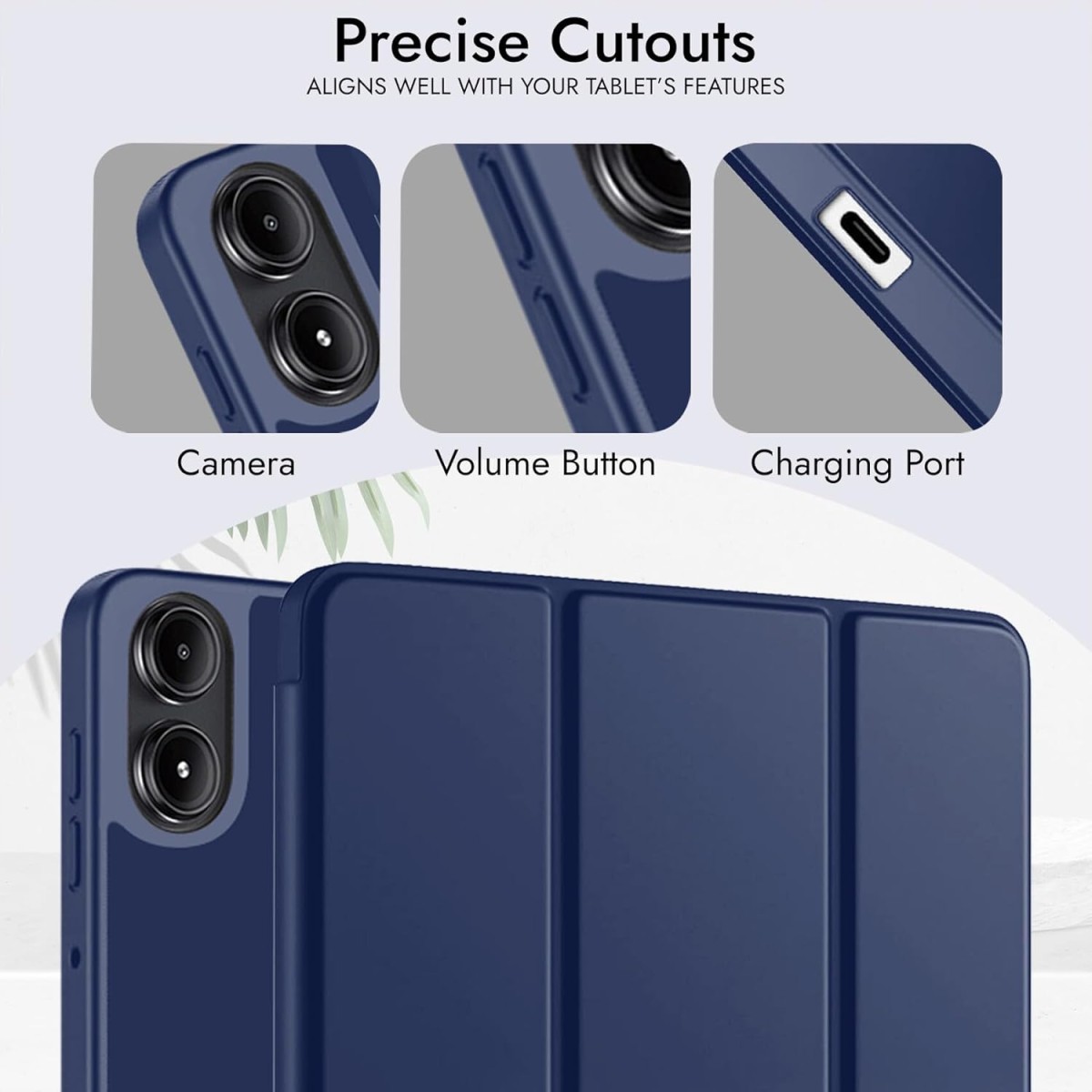 Robustrion Cover for Redmi Pad Pro 12.1 Cover Case, Flip Cover with Pencil Holder for Redmi Pad Pro 5G Tablet 12.1 inch [ Auto Sleep Wake Support] - Black