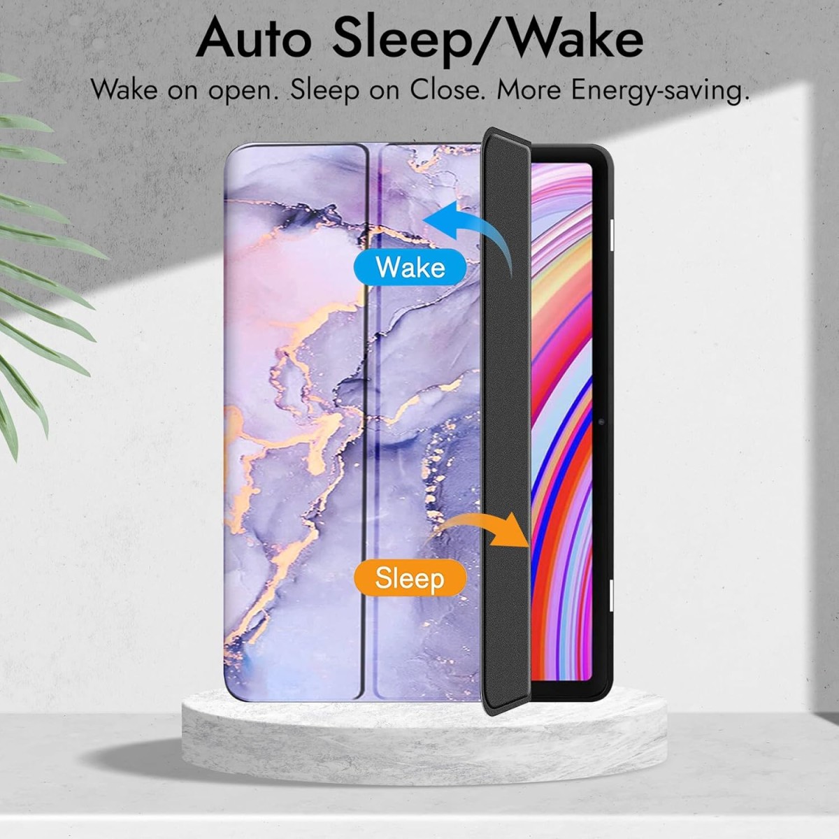 Robustrion Cover for Redmi Pad Pro 12.1 Cover Case, Flip Cover with Pencil Holder for Redmi Pad Pro 5G Tablet 12.1 inch [ Auto Sleep Wake Support] - Black