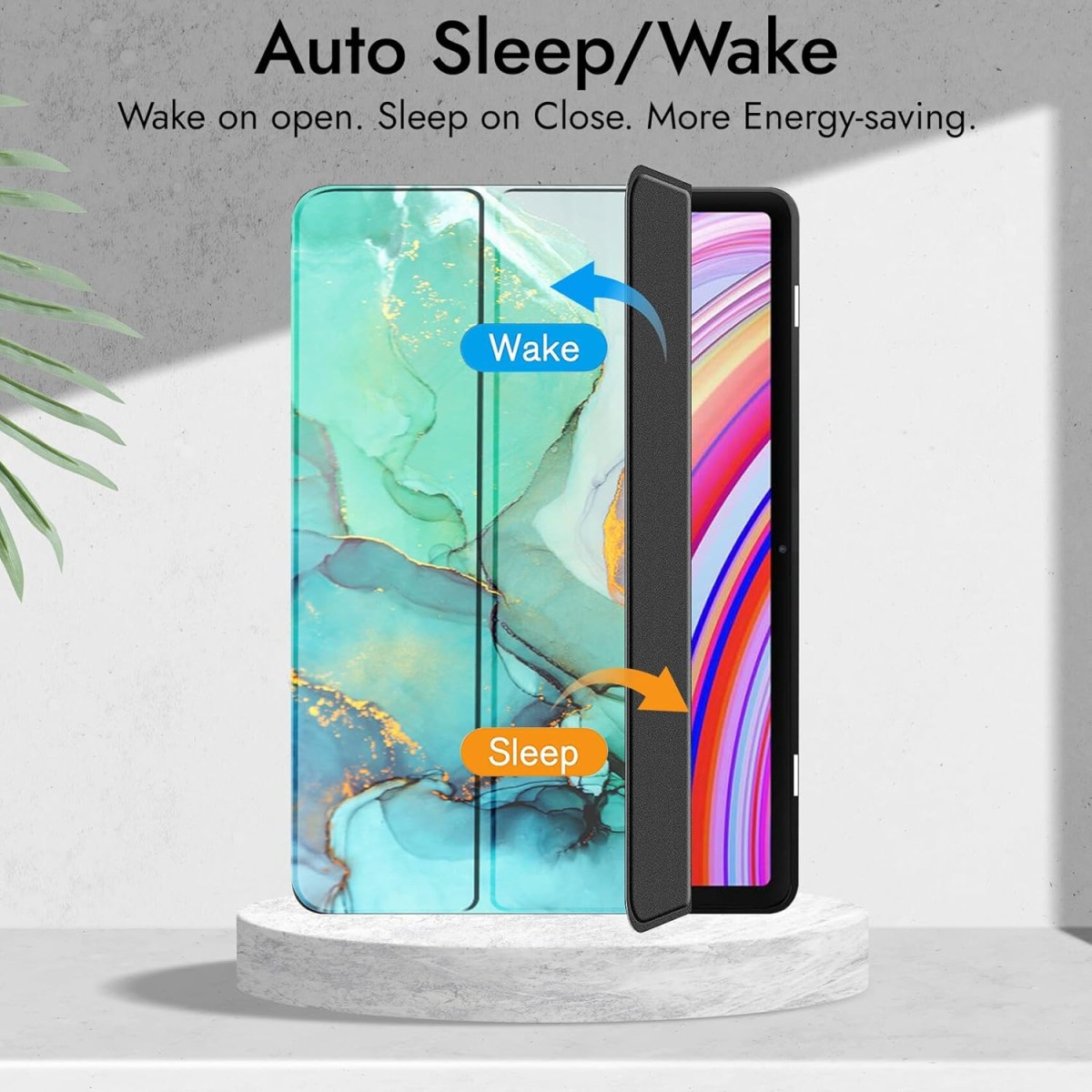 Robustrion Cover for Redmi Pad Pro 12.1 Cover Case, Flip Cover with Pencil Holder for Redmi Pad Pro 5G Tablet 12.1 inch [ Auto Sleep Wake Support] - Black