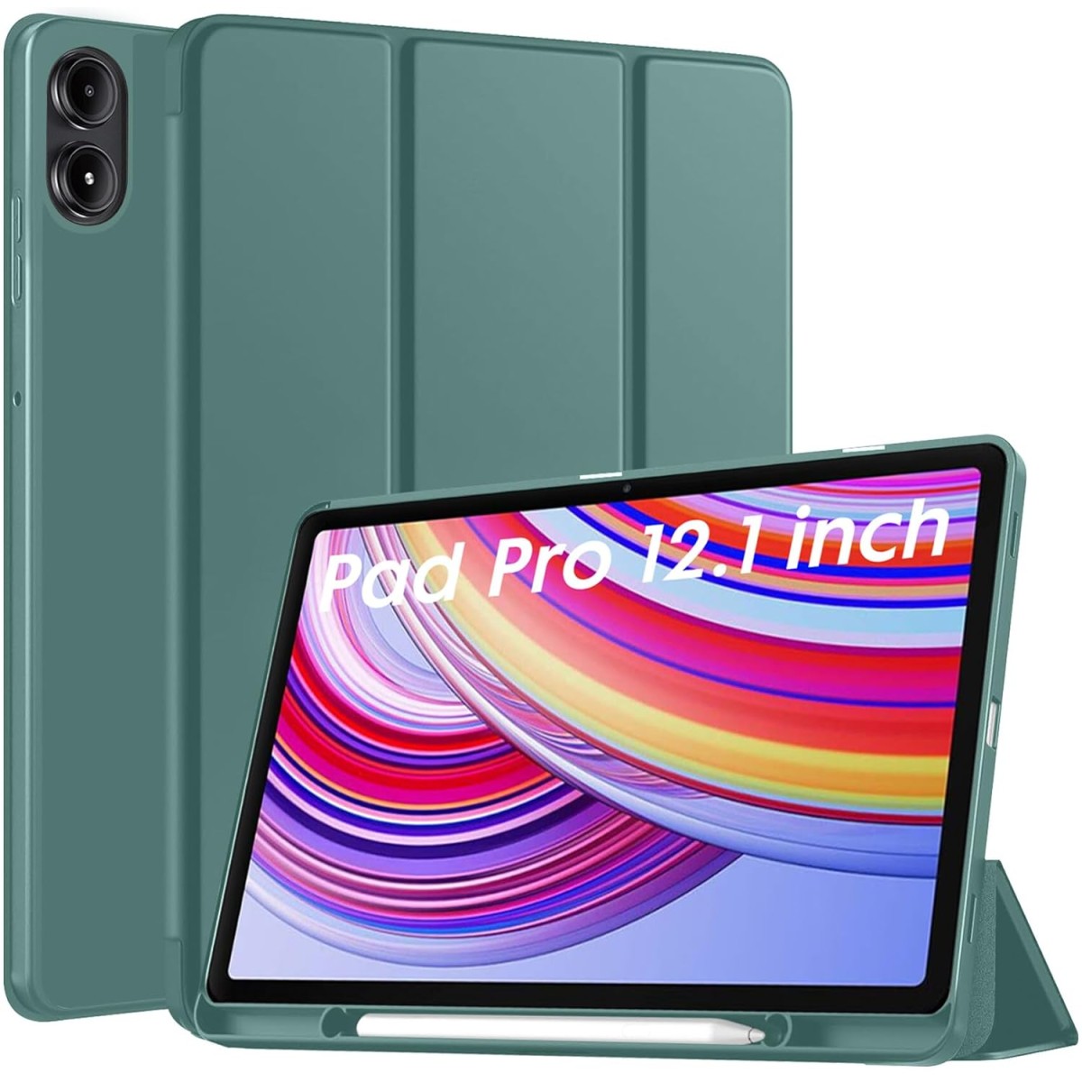 Robustrion Cover for Redmi Pad Pro 12.1 Cover Case, Flip Cover with Pencil Holder for Redmi Pad Pro 5G Tablet 12.1 inch [ Auto Sleep Wake Support] - Black