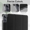 Robustrion Cover for Redmi Pad SE 11 inch Cover Case, Trifold Flip Stand Cover Case for Redmi Pad SE 11 inch Tablet [Auto Sleep/Wake Support] - Black