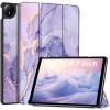 Robustrion Cover for Redmi Pad SE 4G 8.7 inch Cover Case, Trifold Flip Stand Cover Case for Redmi Pad SE 8.7 inch Tablet [Auto Sleep/Wake Support] - Marble Lilac