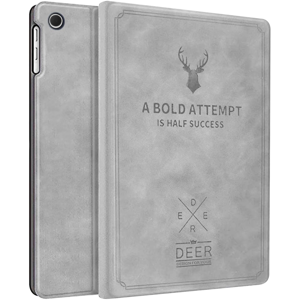 Robustrion Cover for Samsung Galaxy Tab A9+ Cover Case 11 inch, Deer Flip Cover Case for Samsung Tab A9 Plus Tablet Cover/Galaxy Tab A9+ Cover [SM-X210/X216B] - Blue