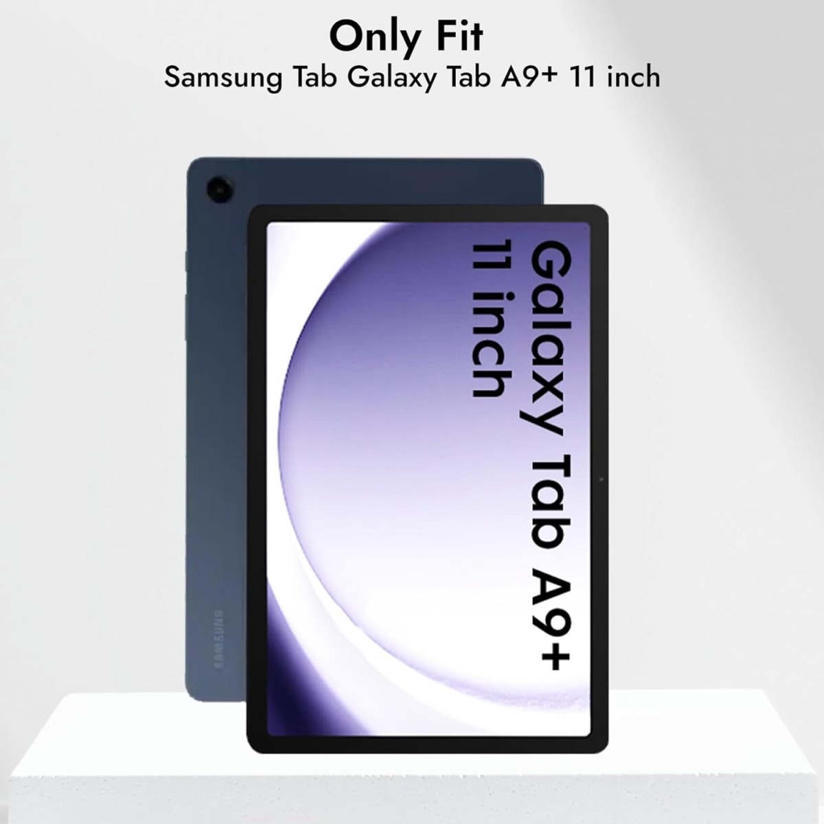 Robustrion Cover for Samsung Galaxy Tab A9+ Cover Case 11 inch, Deer Flip Cover Case for Samsung Tab A9 Plus Tablet Cover/Galaxy Tab A9+ Cover [SM-X210/X216B] - Blue