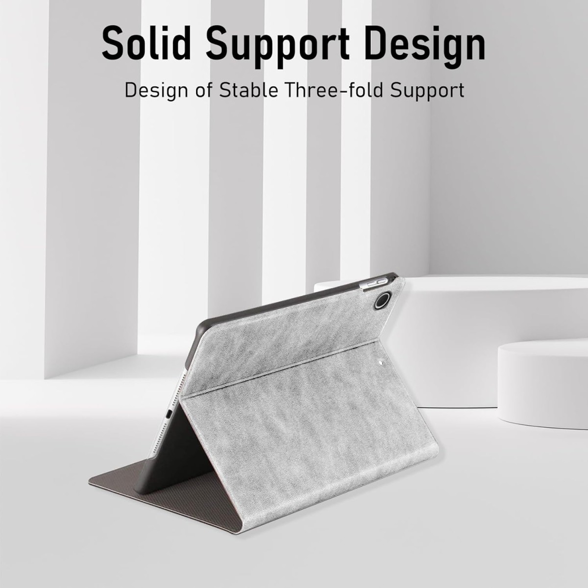 Robustrion Cover for Samsung Galaxy Tab A9+ Cover Case 11 inch, Deer Flip Cover Case for Samsung Tab A9 Plus Tablet Cover/Galaxy Tab A9+ Cover [SM-X210/X216B] - Blue