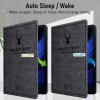 Robustrion Cover for Xiaomi Pad 6 11 inch Cover, Deer Pattern Flip Case Cover for Xiaomi Mi Pad 6 11 inch, Support Auto Sleep Wake - Black