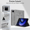 Robustrion Cover for Xiaomi Pad 6 11 inch Cover, Deer Pattern Flip Case Cover for Xiaomi Mi Pad 6 11 inch, Support Auto Sleep Wake - Black