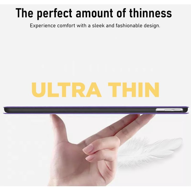 Robustrion Cover for Xiaomi Pad 6 11 inch Cover, Deer Pattern Flip Case Cover for Xiaomi Mi Pad 6 11 inch, Support Auto Sleep Wake - Black