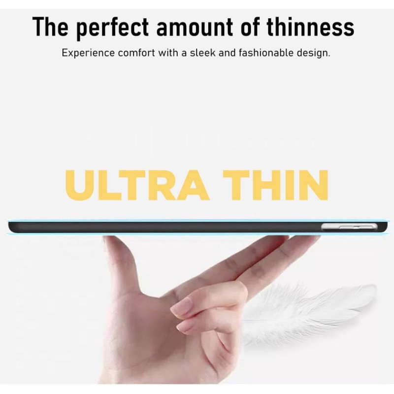 Robustrion Cover for Xiaomi Pad 6 11 inch Cover, Deer Pattern Flip Case Cover for Xiaomi Mi Pad 6 11 inch, Support Auto Sleep Wake - Black