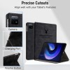 Robustrion Cover for Xiaomi Pad 6 11 inch Cover, Deer Pattern Flip Case Cover for Xiaomi Mi Pad 6 11 inch, Support Auto Sleep Wake - Black