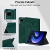 Robustrion Cover for Xiaomi Pad 6 11 inch Cover, Deer Pattern Flip Case Cover for Xiaomi Mi Pad 6 11 inch, Support Auto Sleep Wake - Black