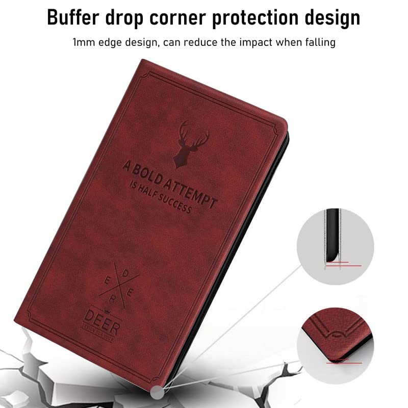 Robustrion Cover for Xiaomi Pad 6 11 inch Cover, Deer Pattern Flip Case Cover for Xiaomi Mi Pad 6 11 inch, Support Auto Sleep Wake - Black