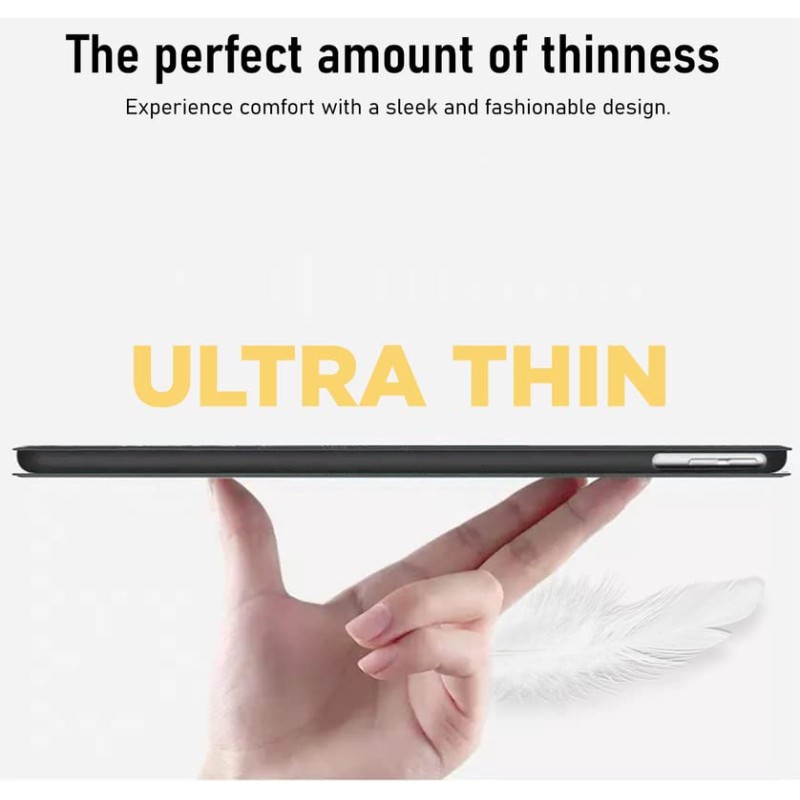 Robustrion Cover for Xiaomi Pad 6 11 inch Cover, Deer Pattern Flip Case Cover for Xiaomi Mi Pad 6 11 inch, Support Auto Sleep Wake - Black