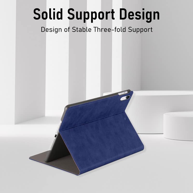 Robustrion Cover for iPad 11th Generation (A16) / 10th Generation Cover Case (2025/2022), Deer Pattern Flip Case Cover for iPad 11th Gen 11 inch / 10th Gen 10.9 inch [Auto Sleep Wake] - Blue