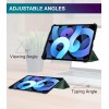 Robustrion Cover for iPad Air 5th Generation Cover / 4th Generation Smart Flip Case with Translucent Back - Black Robustrion Cover for iPad Air 5th Generation Cover / 4th Generation Smart Flip Case with Translucent Back - Black
