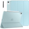 Robustrion Cover for iPad Air 5th Generation Cover / 4th Generation Smart Flip Case with Translucent Back - Black Robustrion Cover for iPad Air 5th Generation Cover / 4th Generation Smart Flip Case with Translucent Back - Black
