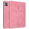 Robustrion Deer Pattern Flip Stand Case Cover for Lenovo Tab M10 HD 2nd Gen TB-X306X / Smart Tab M10 HD 2nd Gen TB-X306F - Deer Vine Red