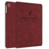 Robustrion Deer Pattern Flip Stand Case Cover for Lenovo Tab M10 HD 2nd Gen TB-X306X / Smart Tab M10 HD 2nd Gen TB-X306F - Deer Vine Red
