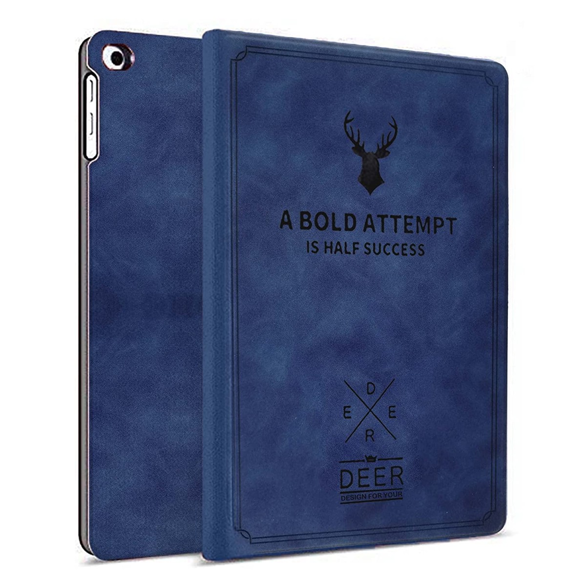 Robustrion Deer Pattern Flip Stand Case Cover for Lenovo Tab M10 HD 2nd Gen TB-X306X / Smart Tab M10 HD 2nd Gen TB-X306F - Deer Vine Red