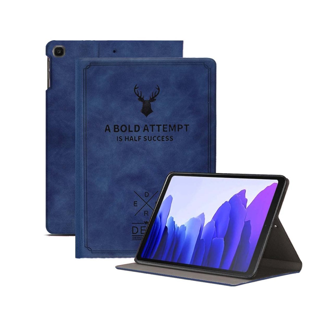 Robustrion Deer Pattern Flip Stand Case Cover for Lenovo Tab M10 HD 2nd Gen TB-X306X / Smart Tab M10 HD 2nd Gen TB-X306F - Deer Vine Red