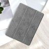 Robustrion Marble Series Trifold Flip Stand Case Cover with Pencil Holder for New iPad 9.7 inch 2018/2017 6th/5th Generation - Grey