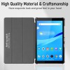 Robustrion Smart Trifold Hard Back Flip Stand Case Cover for Lenovo Tab M8 8 inch HD/M8 2nd Gen/M8 2nd Gen FHD TB-8505F TB-8505X TB-8505FS TB-8705F Cover - Black
