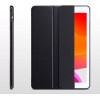 Robustrion Smart Trifold Hard Back Flip Stand Case Cover for iPad Air 2 A1566/A1567 2014 Launch - Black
