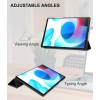 Robustrion Trifold Flip Stand Back Case Cover for Realme Pad 10.4 inch - Black