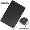 Robustrion Trifold Flip Stand Back Case Cover for Realme Pad 10.4 inch - Black