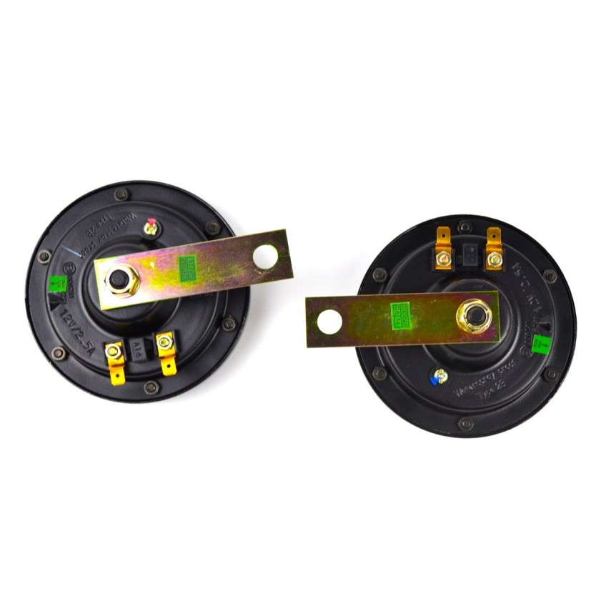 Roots Spider Eco Horn Pair for Passenger Car (12V, Black)