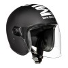 Royal Enfield Open Face MLG Riding Helmet with Clear Visor Matt Black & Grey, Size: L(59-60Cm) Impact Protection, Excellent Scratch Resistance, Anti-Microbial Fabric Royal Enfield Open Face MLG Riding Helmet with Clear Visor Matt Black & Grey, Size: L(59-60Cm) Impact Protection, Excellent Scratch Resistance, Anti-Microbial Fabric