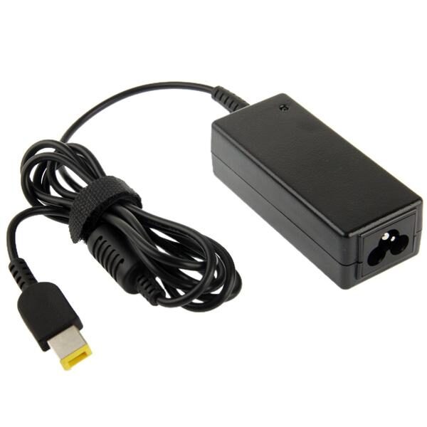 Lenovo Compatible 65W USB Slim Tip Rectangular pin Laptop Adapter/Charger with Power Cord for Select Models of Lenovo Laptops- With Power Cable Lenovo Compatible 65W USB Slim Tip Rectangular pin Laptop Adapter/Charger with Power Cord for Select Models of Lenovo Laptops- With Power Cable