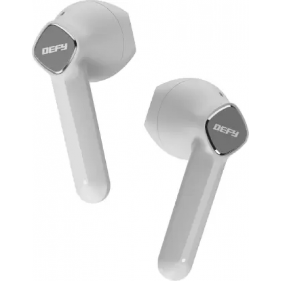 DEFY Gravity Pro with 13mm Drivers, ENC, upto 25 Hrs Playback (Frost White)