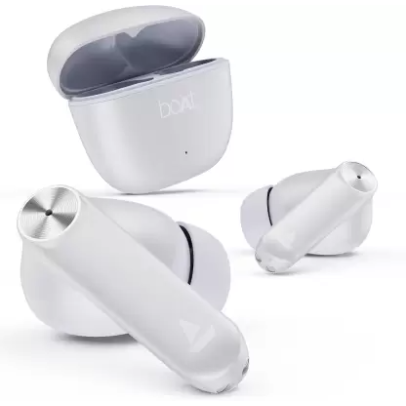 boAt Airdopes Atom 83 with 50Hrs Playback, Quad Mics ENx Technology & Beast Mode Bluetooth Headset (Ivory White, True Wireless) boAt Airdopes Atom 83 with 50Hrs Playback, Quad Mics ENx Technology & Beast Mode Bluetooth Headset (Ivory White, True Wireless)