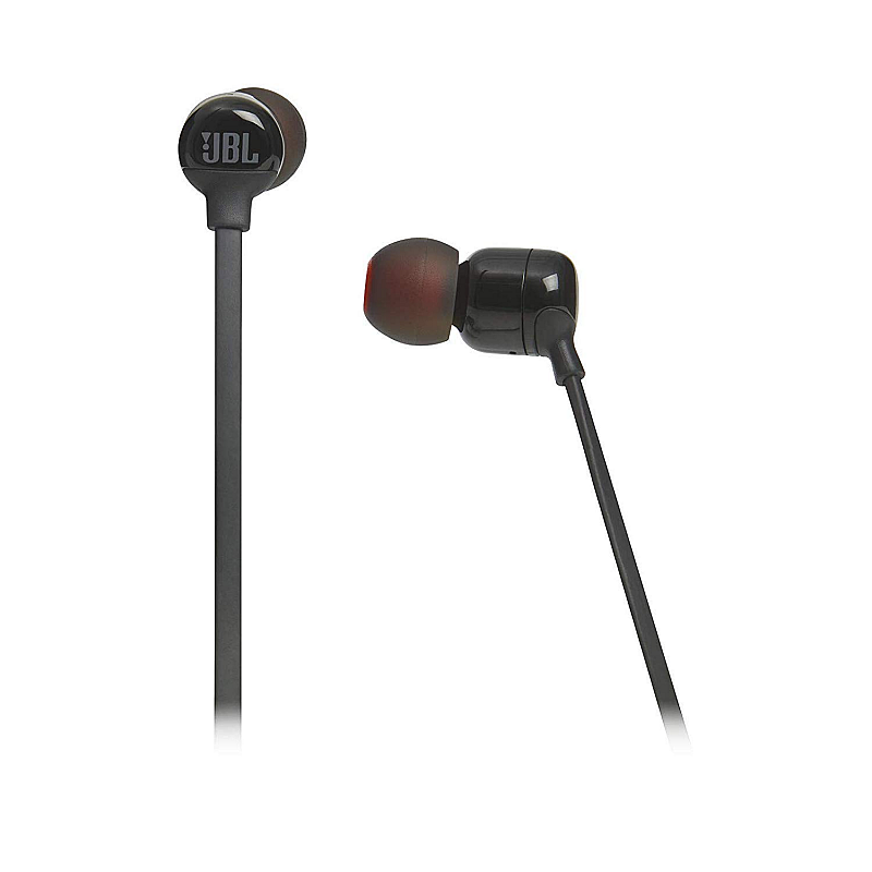 Jbl tune 160bt pure bass wireless in-ear headphones with mic (black)