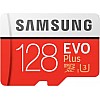 SAMSUNG EVO Plus 128 GB SD Card Class 10 100 MB/s Memory Card With Adapter