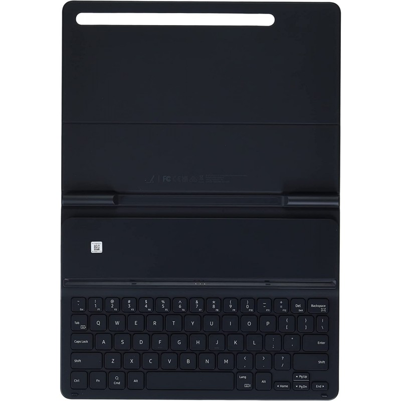 SAMSUNG Galaxy Tab S8 And Tab S7 Book Cover Keyboard Slim, Tablet Screen Protector, Lightweight, Mobile Workstation, Us Version,Wireless, Mystic Black