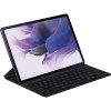 SAMSUNG Galaxy Tab S8 And Tab S7 Book Cover Keyboard Slim, Tablet Screen Protector, Lightweight, Mobile Workstation, Us Version,Wireless, Mystic Black