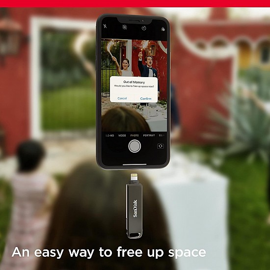 SanDisk 256 GB USB 3.0 iXpand Flash Drive Luxe for iPhone, iPad Pro, MAC Devices, Type-C Android Phone & Other Devices (SDIX70N-256G-GN6NE)