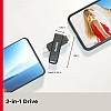 SanDisk 128 GB iXpand USB 3.0 Flash Drive Luxe for iPhone, iPad Pro, MAC Devices, Type-C Android Phone & Other Devices