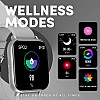 SENS EDYSON 1 Smartwatch with 1.7 Display, BT Calling, AI Voice Assistant, 150+ Watch Faces & Free Additional Strap (Platinum Grey)