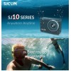 SJCAM SJ10X Optical 12 MP 4K24fps | 5.91 cm (2.33") UHD IPS Touch Display Action Camera 10M Waterproof Body Gyro Stabilization VLOGING, Black