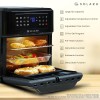 (Refurbished) SOLARA 12L Air Fryer Oven for Home Kitchen, 1800W OTG Air Fryer Oven 12 Litre with 12 Presets, 9 Accessories Black