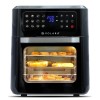 (Refurbished) SOLARA 12L Air Fryer Oven for Home Kitchen, 1800W OTG Air Fryer Oven 12 Litre with 12 Presets, 9 Accessories Black