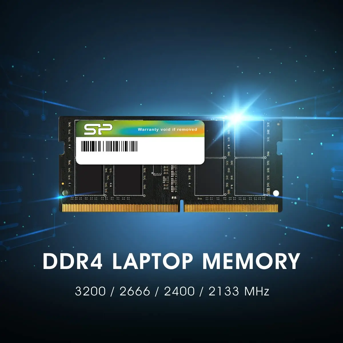 SP Silicon Power DDR4 4GB 2666MHz CL19 1.2V SODIMM Laptop Computer RAM Memory (SP004GBSFU266X02IN)