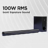 boAt Aavante Bar Aroha 100 W Bluetooth Soundbar Jade Black, 2.1 Channel